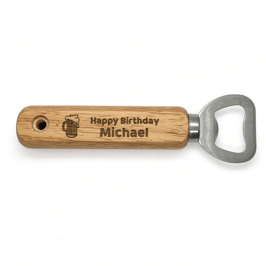 Personalised bottle opener Retrotreasures