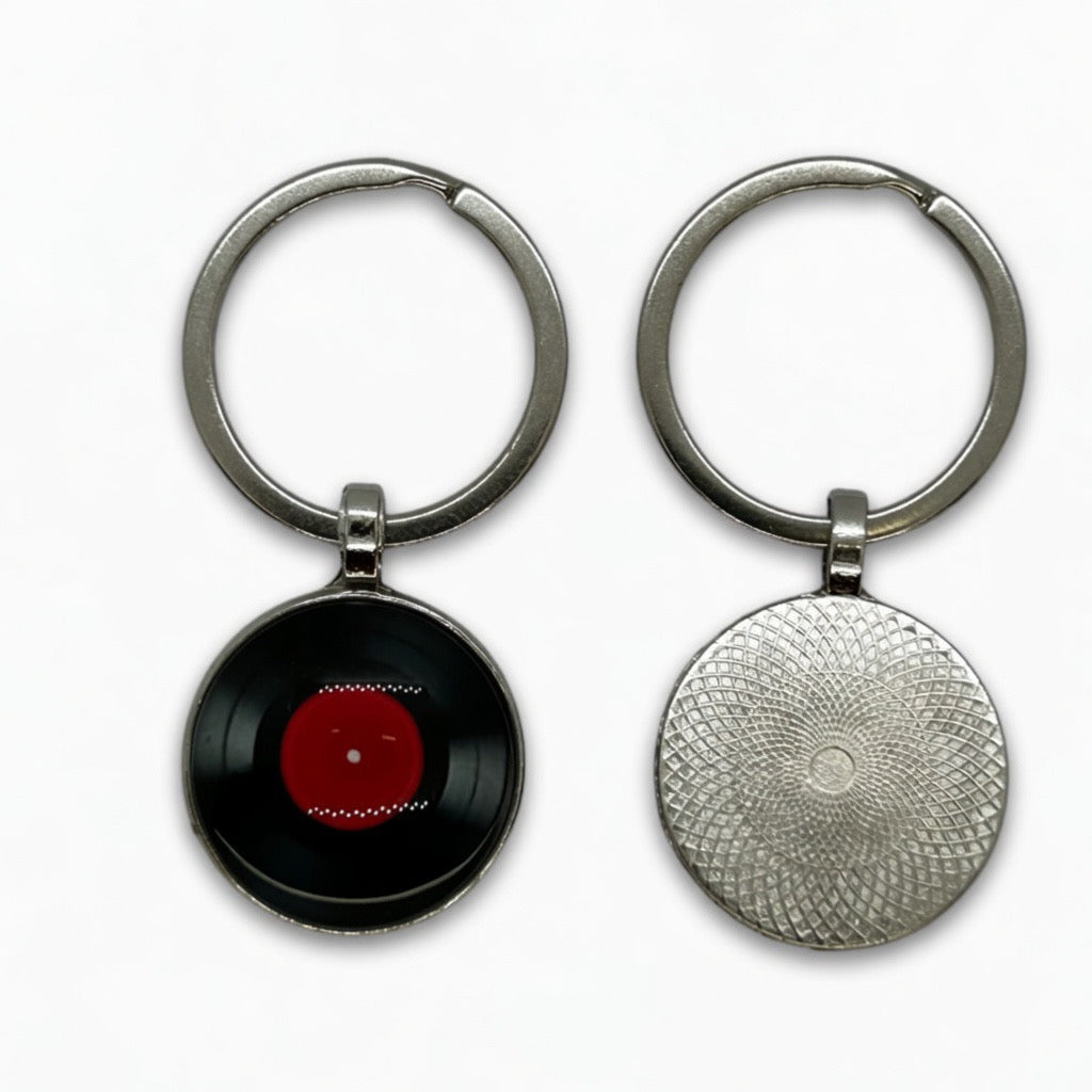 Vinyl record keychain Retrotreasures