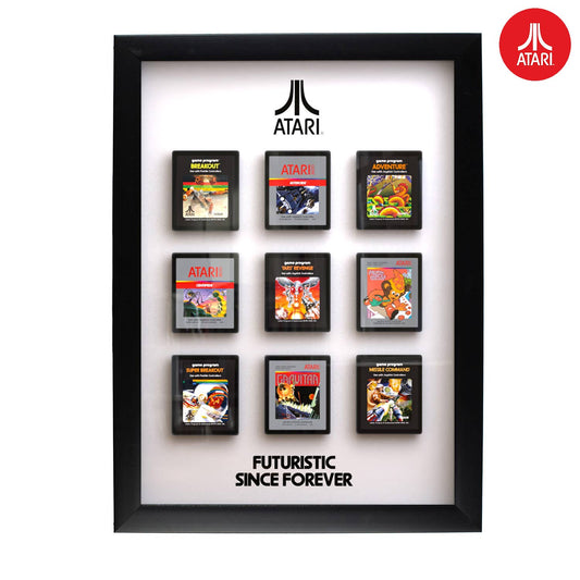 Official Atari 3D Wall Art - Cartridge Collection Retrotreasures