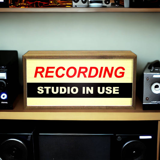 Light Box Recording Studio In Use Retrotreasures