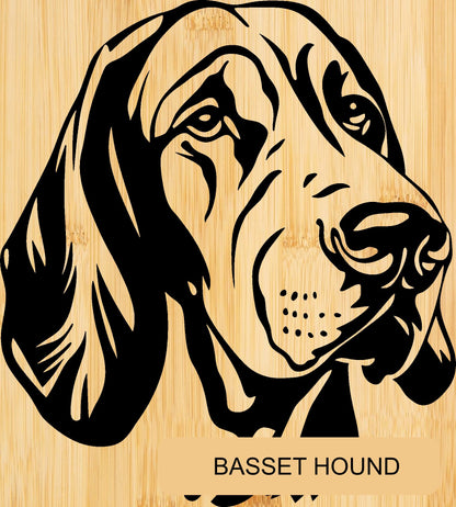 Personalised Bamboo Phone Stand – Engraved Dog Breed Portrait & Name | Bone Design