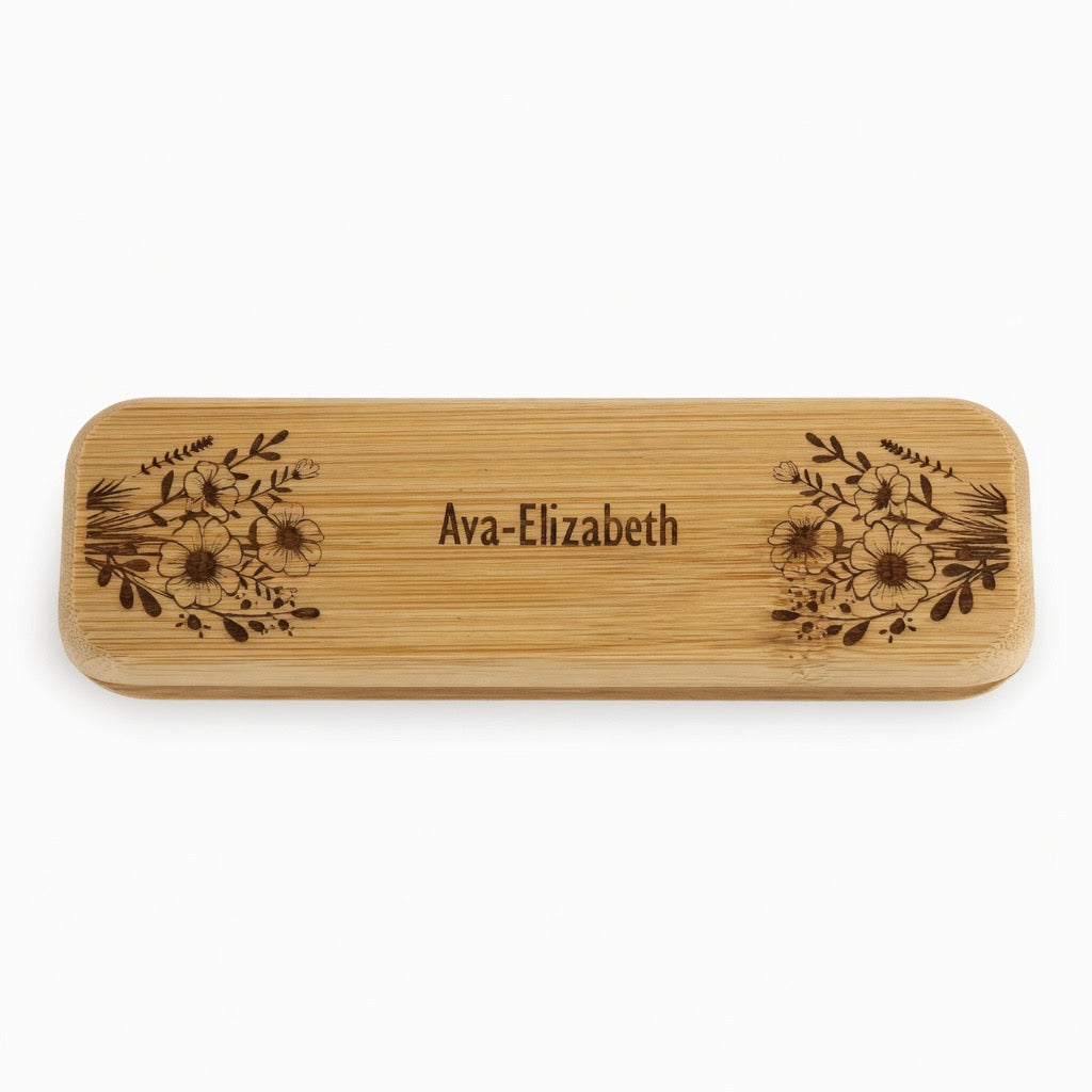 Personalised pen & case set Retrotreasures