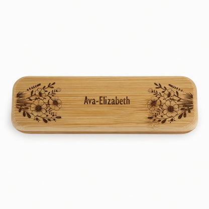 Personalised pen & case set Retrotreasures