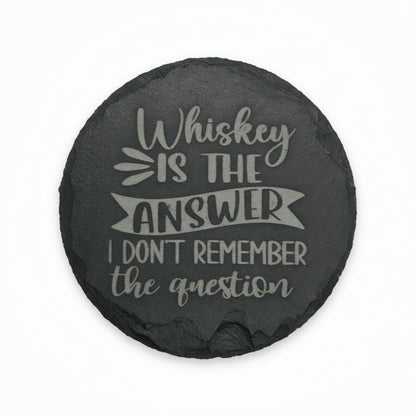 Slate alcohol themed coasters. Various options. Retrotreasures