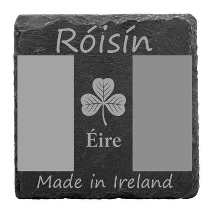 Personalised slate country coaster Retrotreasures