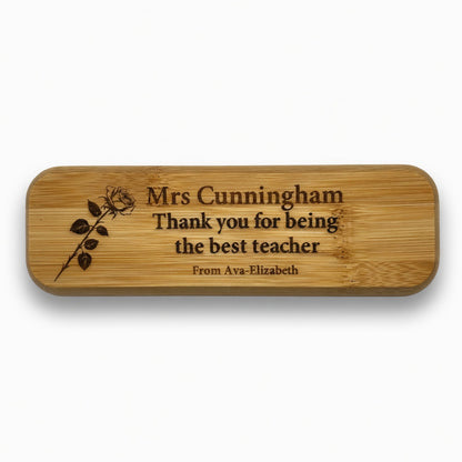 Personalised pen & case set Retrotreasures