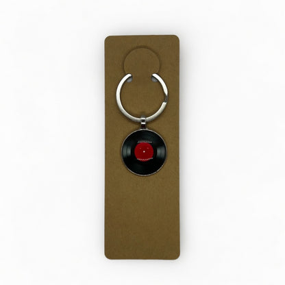 Vinyl record keychain Retrotreasures