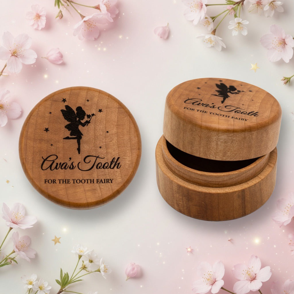 Personalised tooth keepsake box Retrotreasures