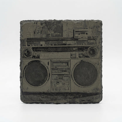 Slate retro,hip hop, music, 70s, 80s themed coasters. Various options Retrotreasures