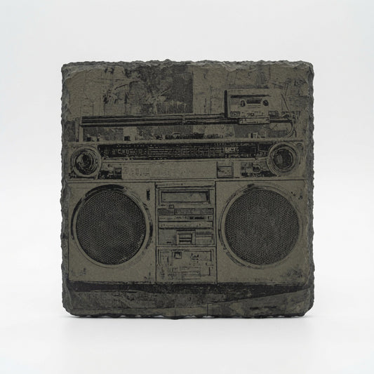Slate retro,hip hop, music, 70s, 80s themed coasters. Various options Retrotreasures