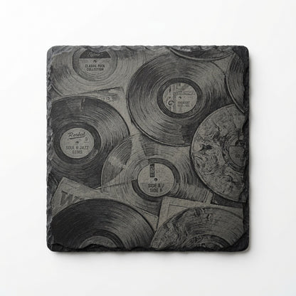 Slate retro,hip hop, music, 70s, 80s themed coasters. Various options Retrotreasures