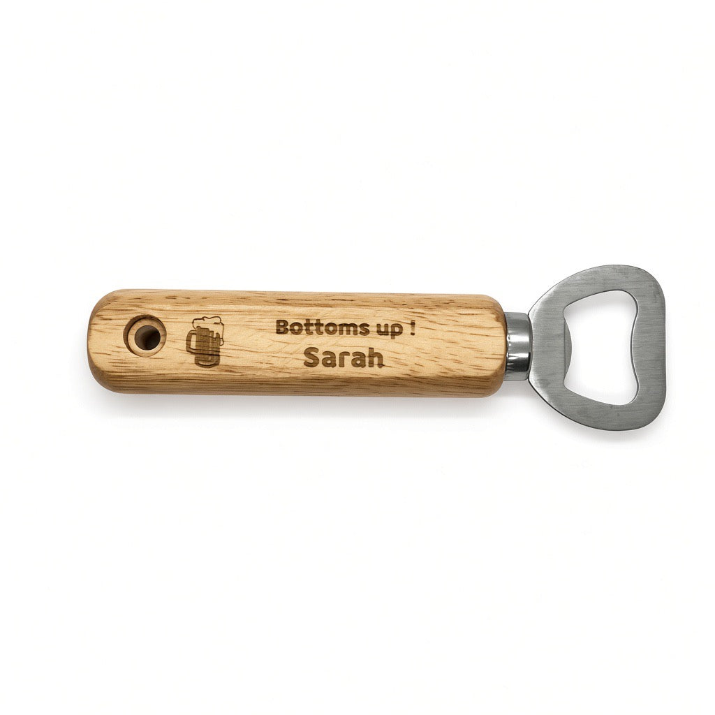 Personalised bottle opener Retrotreasures