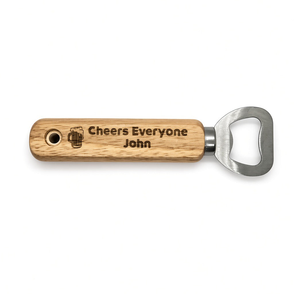 Personalised bottle opener Retrotreasures