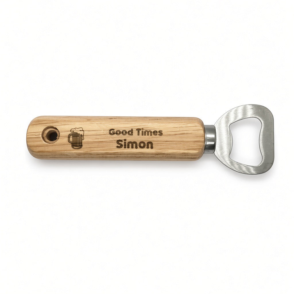 Personalised bottle opener Retrotreasures