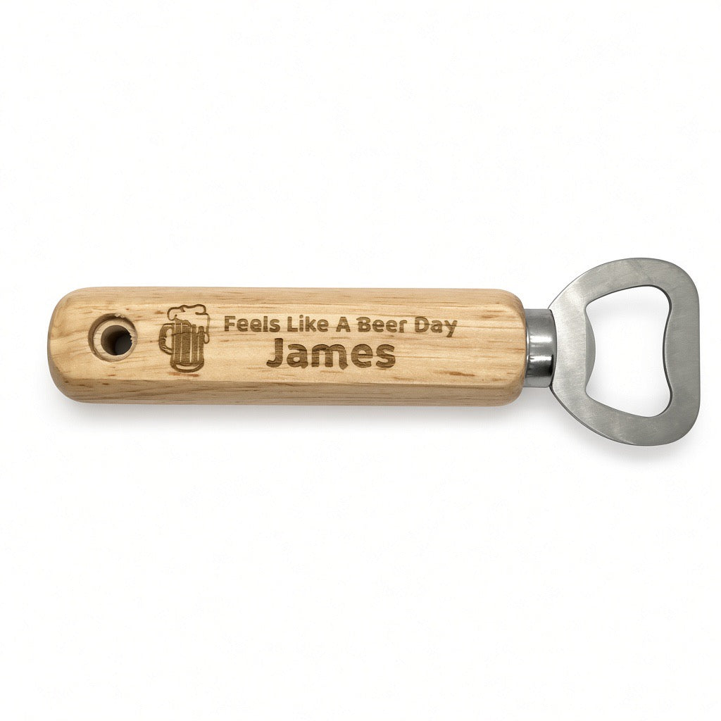 Personalised bottle opener Retrotreasures