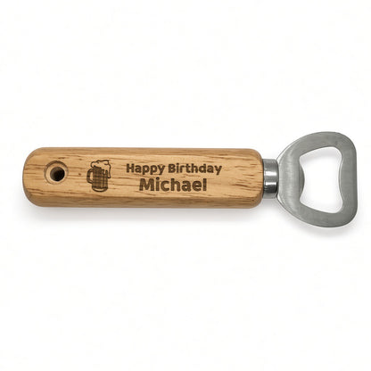 Personalised bottle opener Retrotreasures