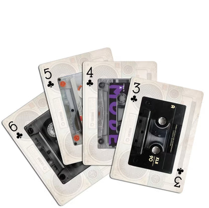 Retro Cassette Playing Cards, 80s/90s Music Deck with Box Retrotreasures
