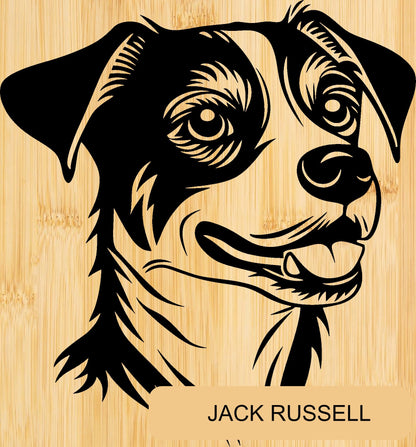 Personalised Bamboo Phone Stand – Engraved Dog Breed Portrait & Name | Bone Design