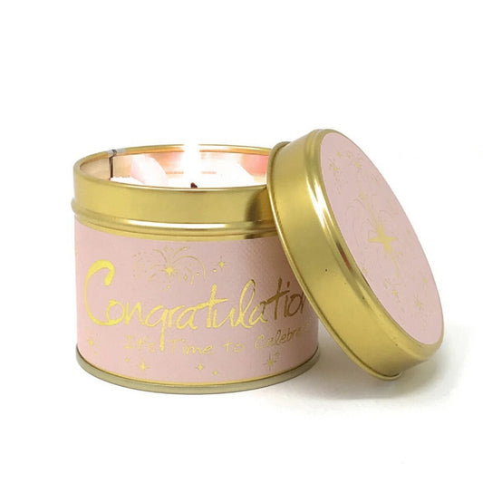 Congratulations! Scented Candle Tin Retrotreasures