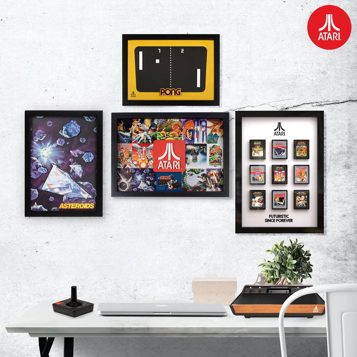Official Atari 3D Wall Art - Cartridge Collection Retrotreasures