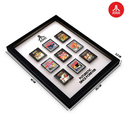 Official Atari 3D Wall Art - Cartridge Collection Retrotreasures