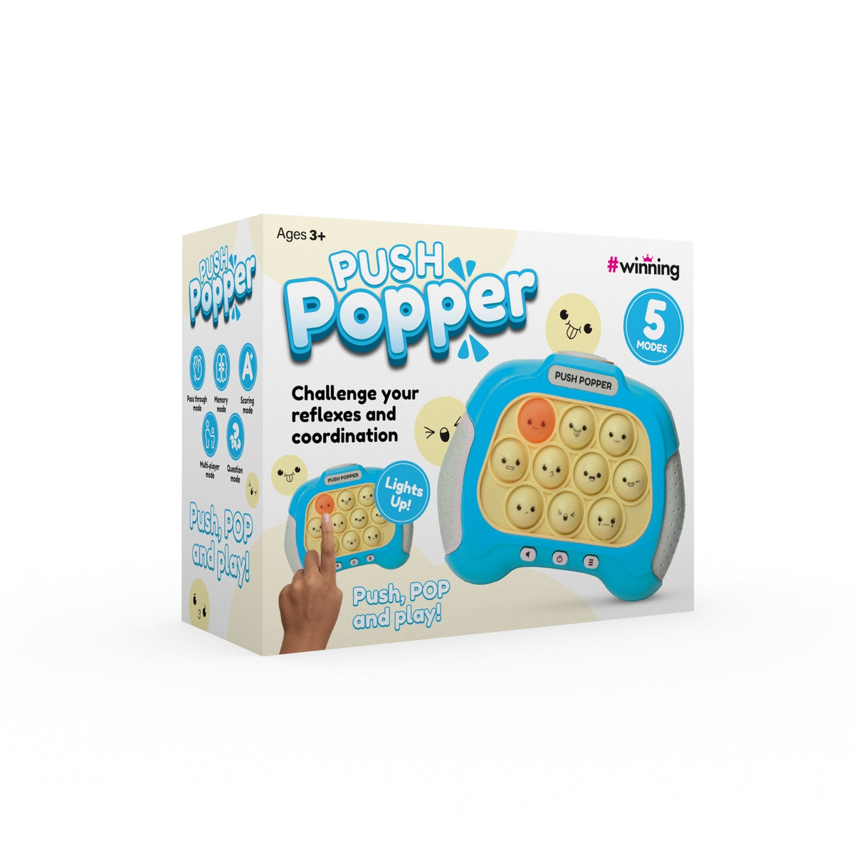 Push Popper Game Retrotreasures