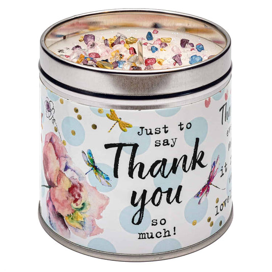 JUST BECAUSE CANDLES – THANK YOU SO MUCH Retrotreasures