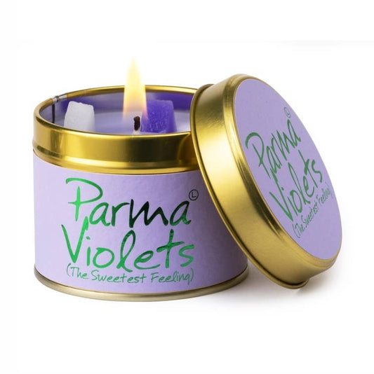 Parma Violets Scented Candle Tin Retrotreasures