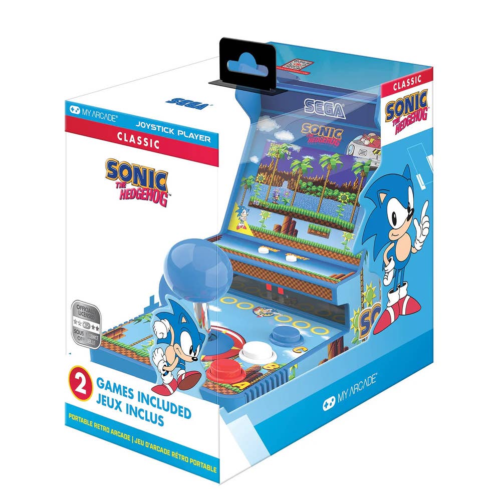 Sonic The Hedgehog Joystick Retro Arcade Retrotreasures