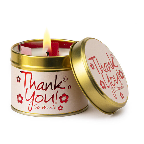 Thank You Scented Candle Tin Retrotreasures